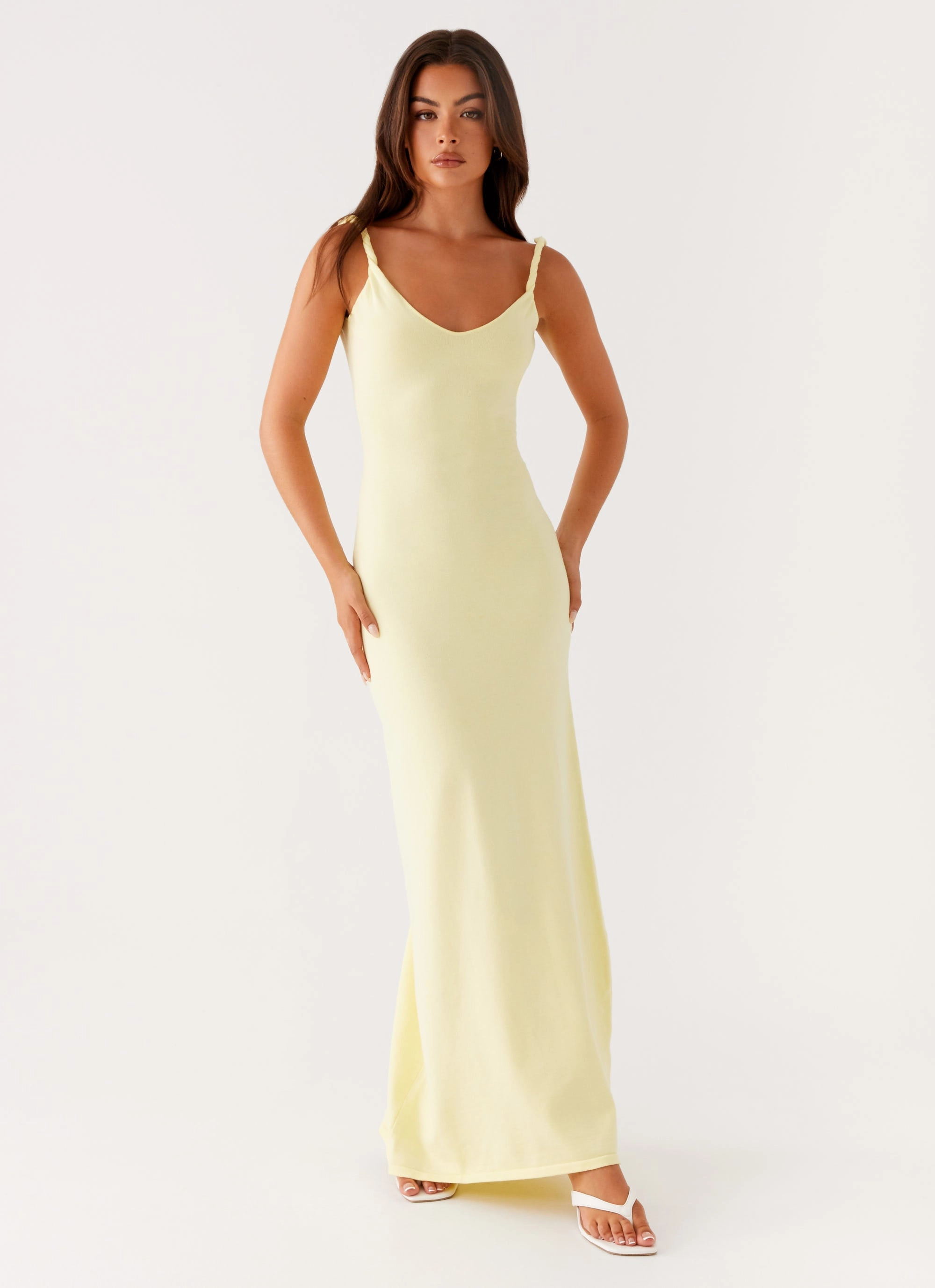 Hand-Wash Anastasia Maxi Dress - Yellow