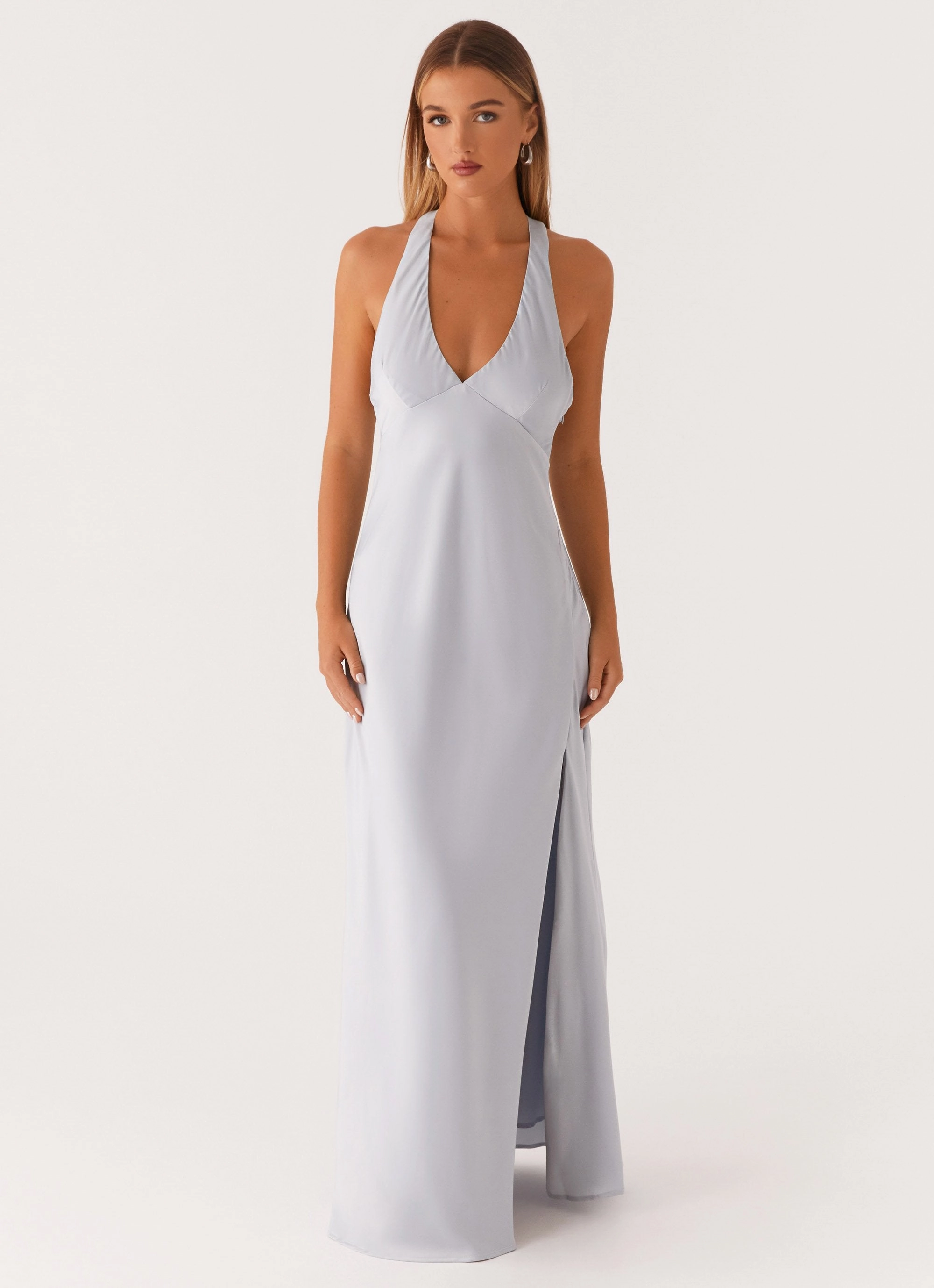 Dreamy Drape Angie Maxi Dress - Blue