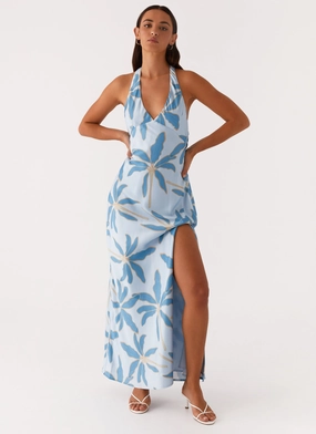 All Moments Angie Maxi Dress - Opulent Blue