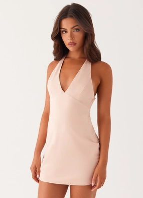 Feather Light spring fresh Angie Mini Dress - Baby Pink