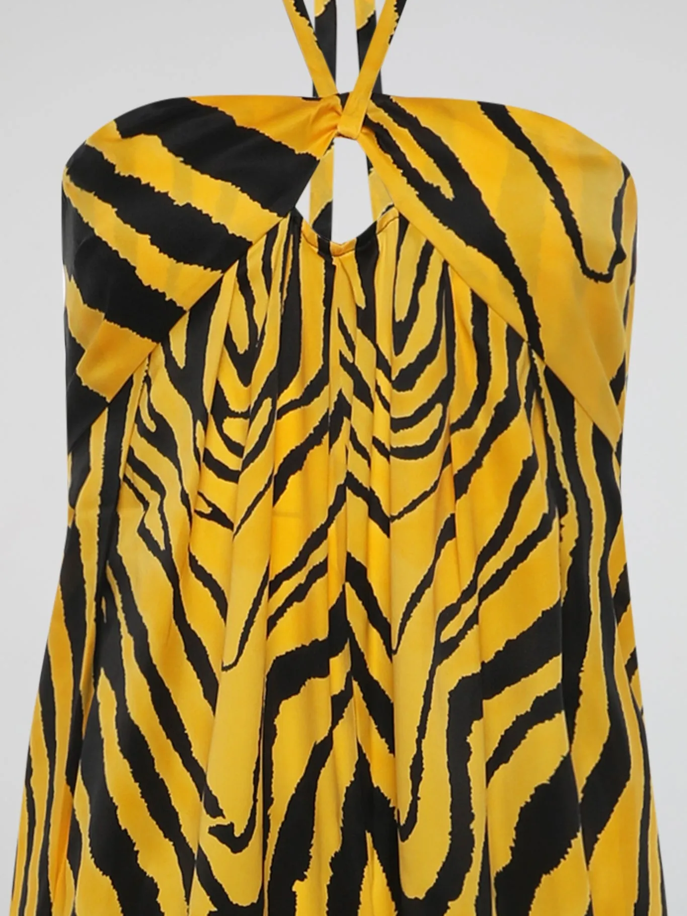 Animal Print Halter Neck Jumpsuit