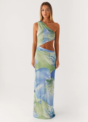 Wilder Maxi Dress - Flower Print Effortless Style Wrinkle-Free-Finish