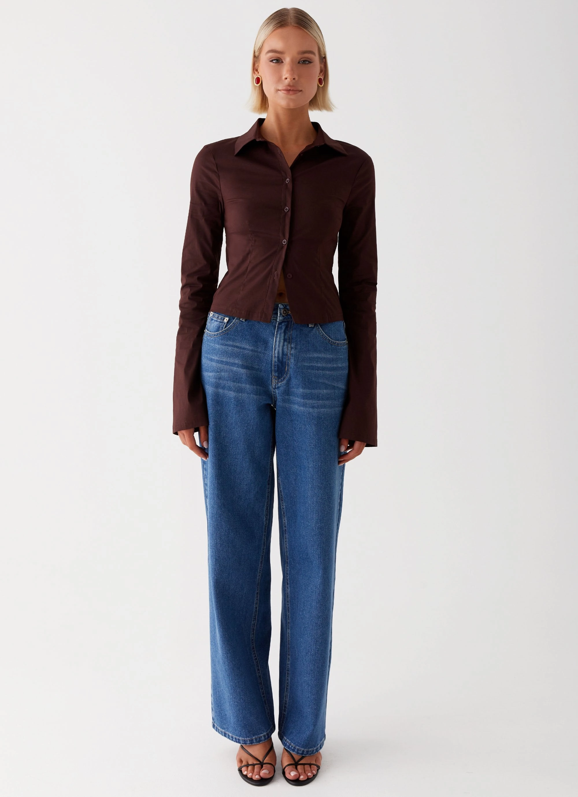 Keanna Low Rise Jeans - Indigo Soft and Light