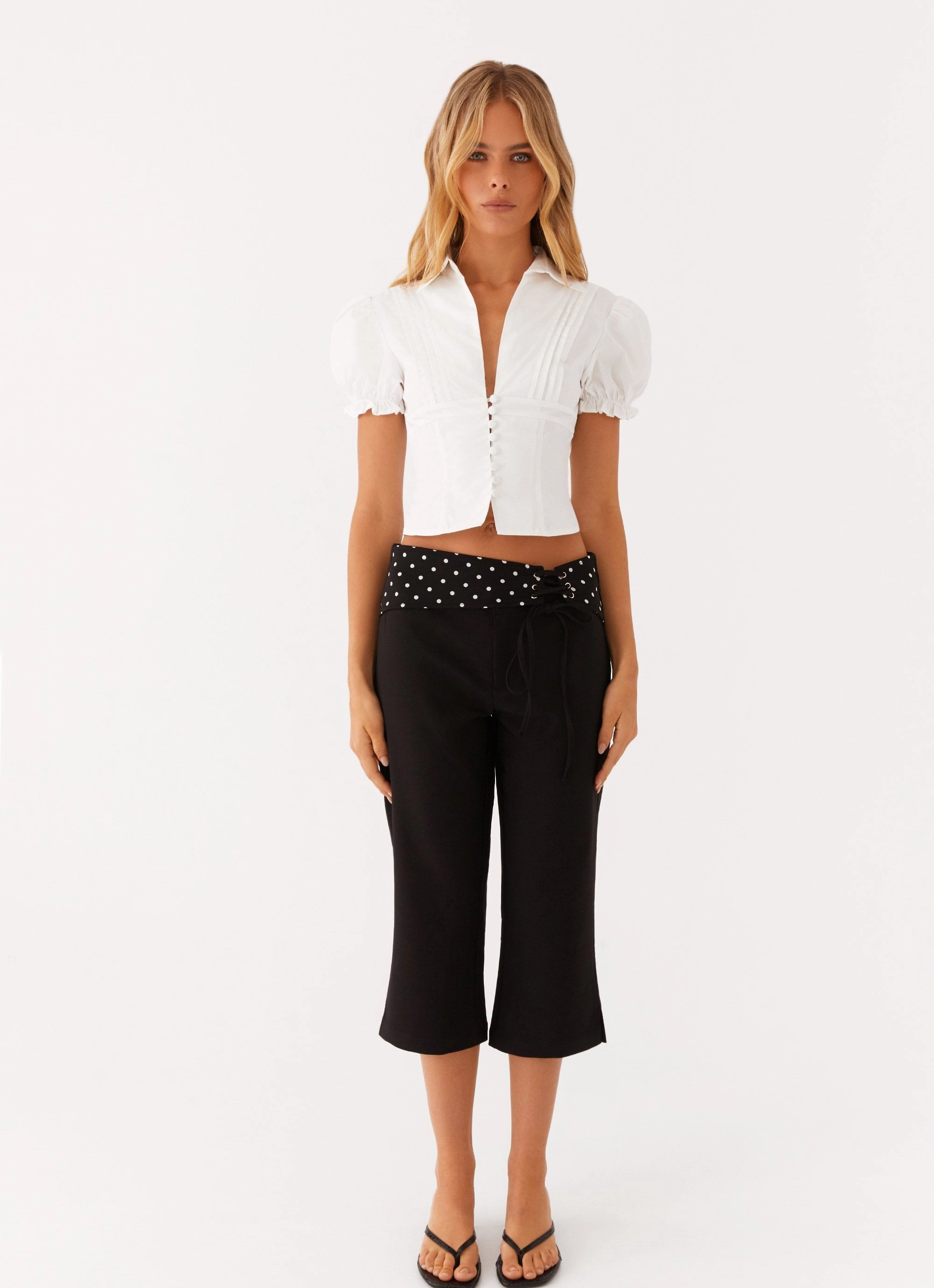 QuickDryTech Gloria Button Up Shirt - White