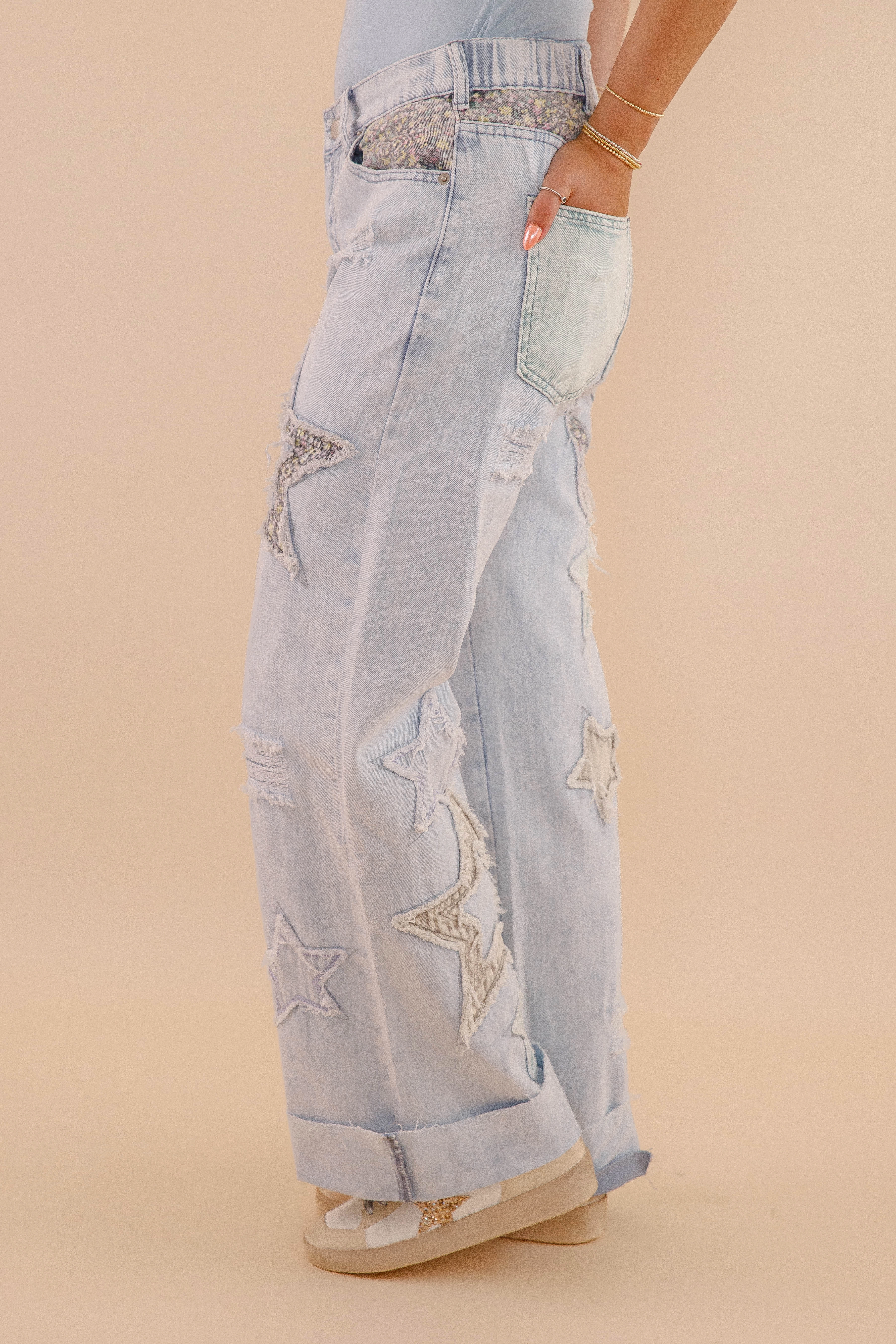 Make Peace With It Denim Quick Drying