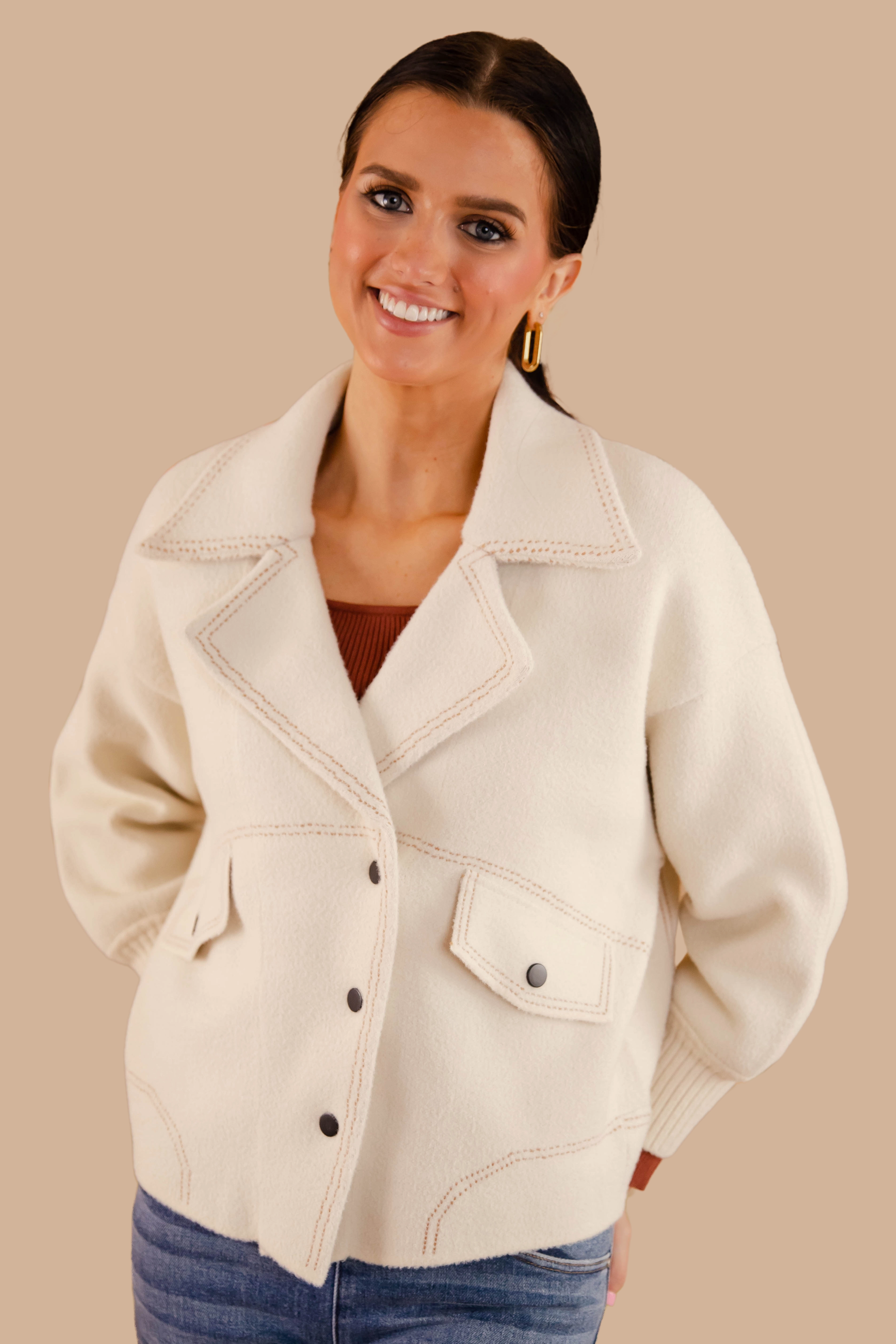 Cityscape Dreams Coat Casual Tee