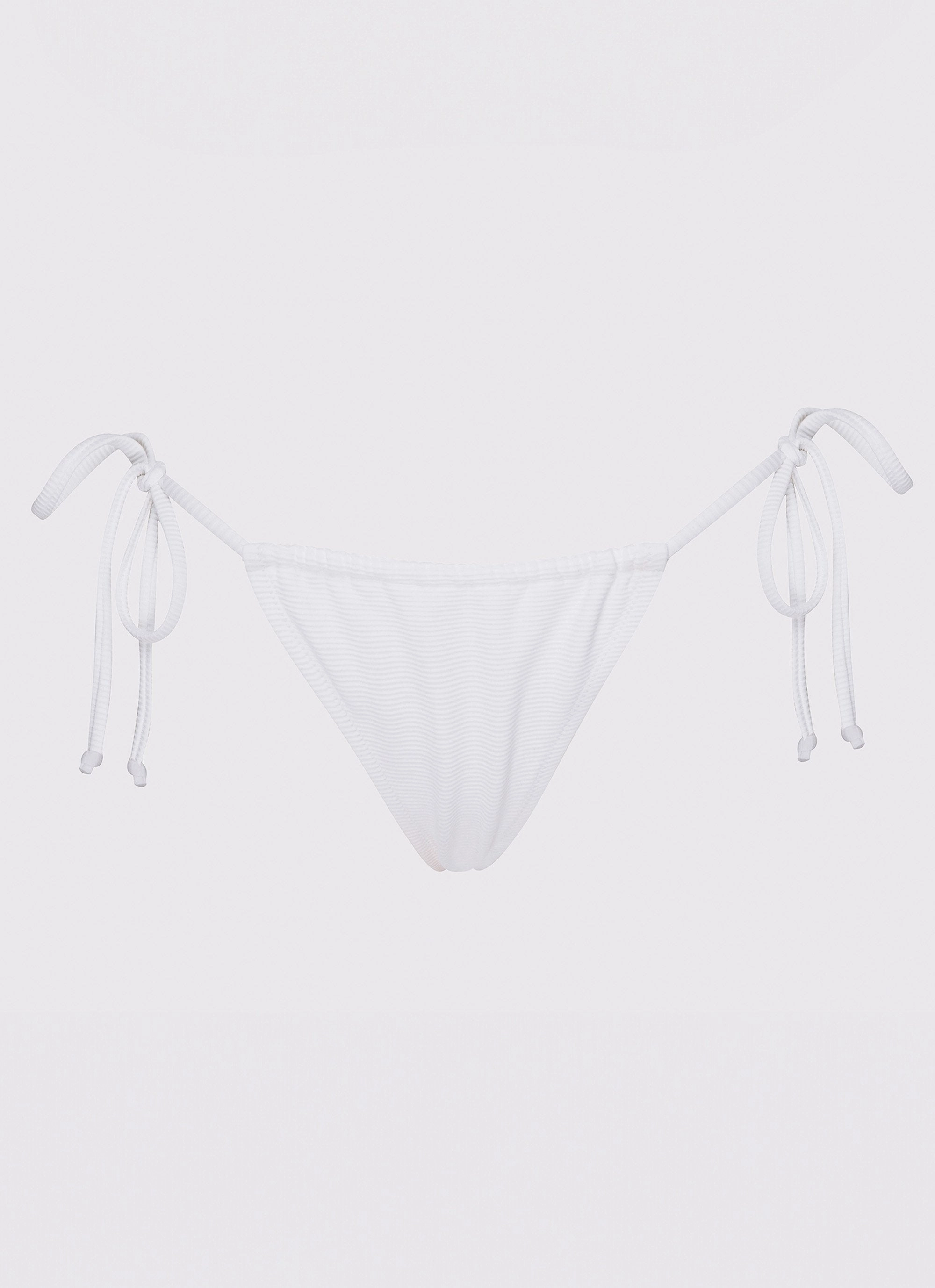 Calista Bikini Bottoms - White Skin-friendly Occasion