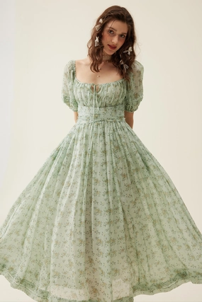 Alice 19 | Floral linen dress SoftTouchFinish Weekend Style