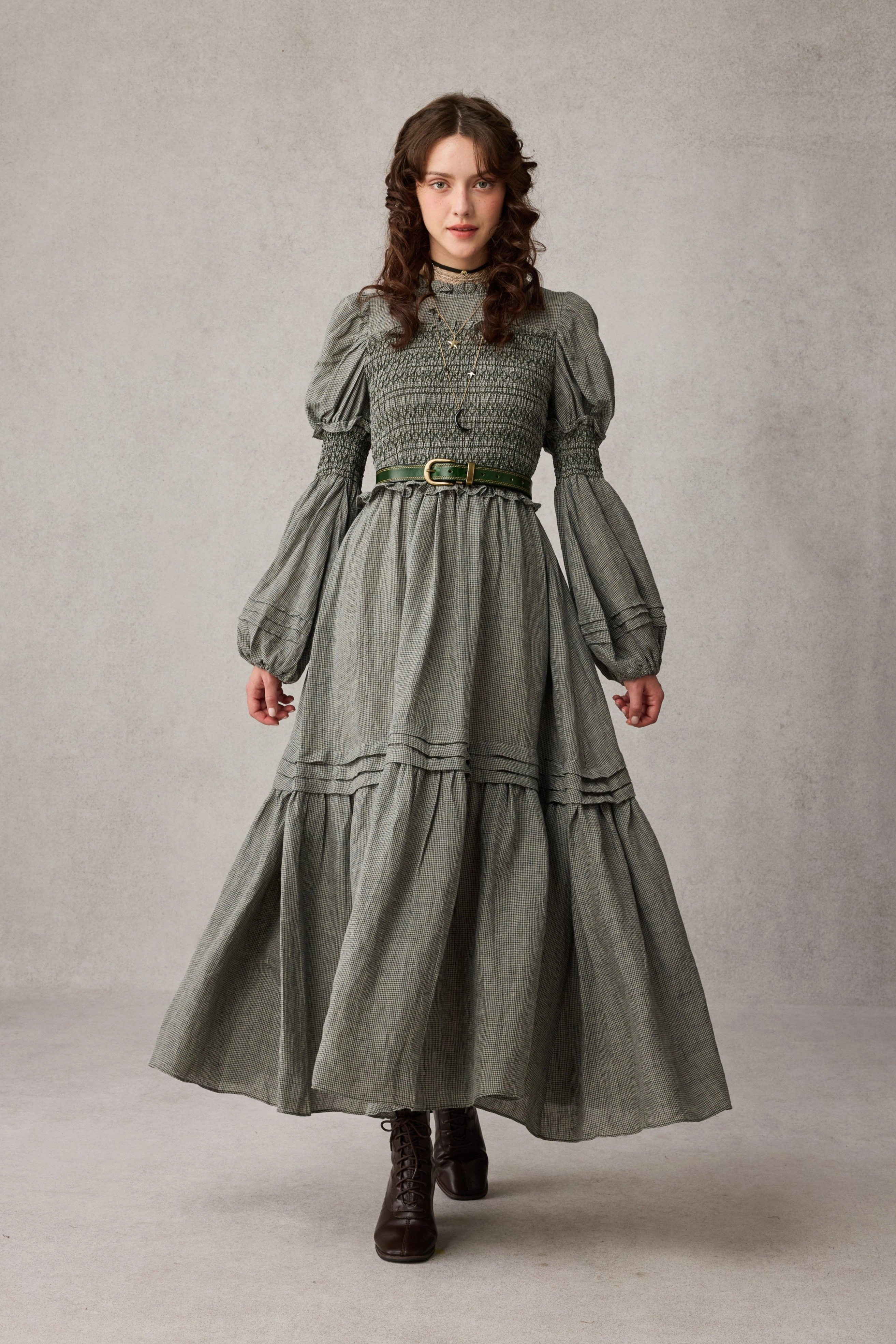 Anti Pill Finish Relaxed Fit Shirt Jane 33 |Edward Smocking Linen Dress Chemise
