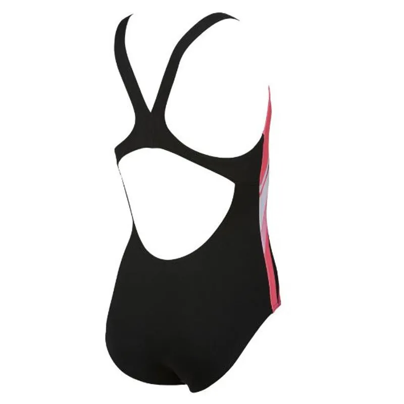 Arena - Zephiro Pro Back Girls Swimsuit - Black/Pink