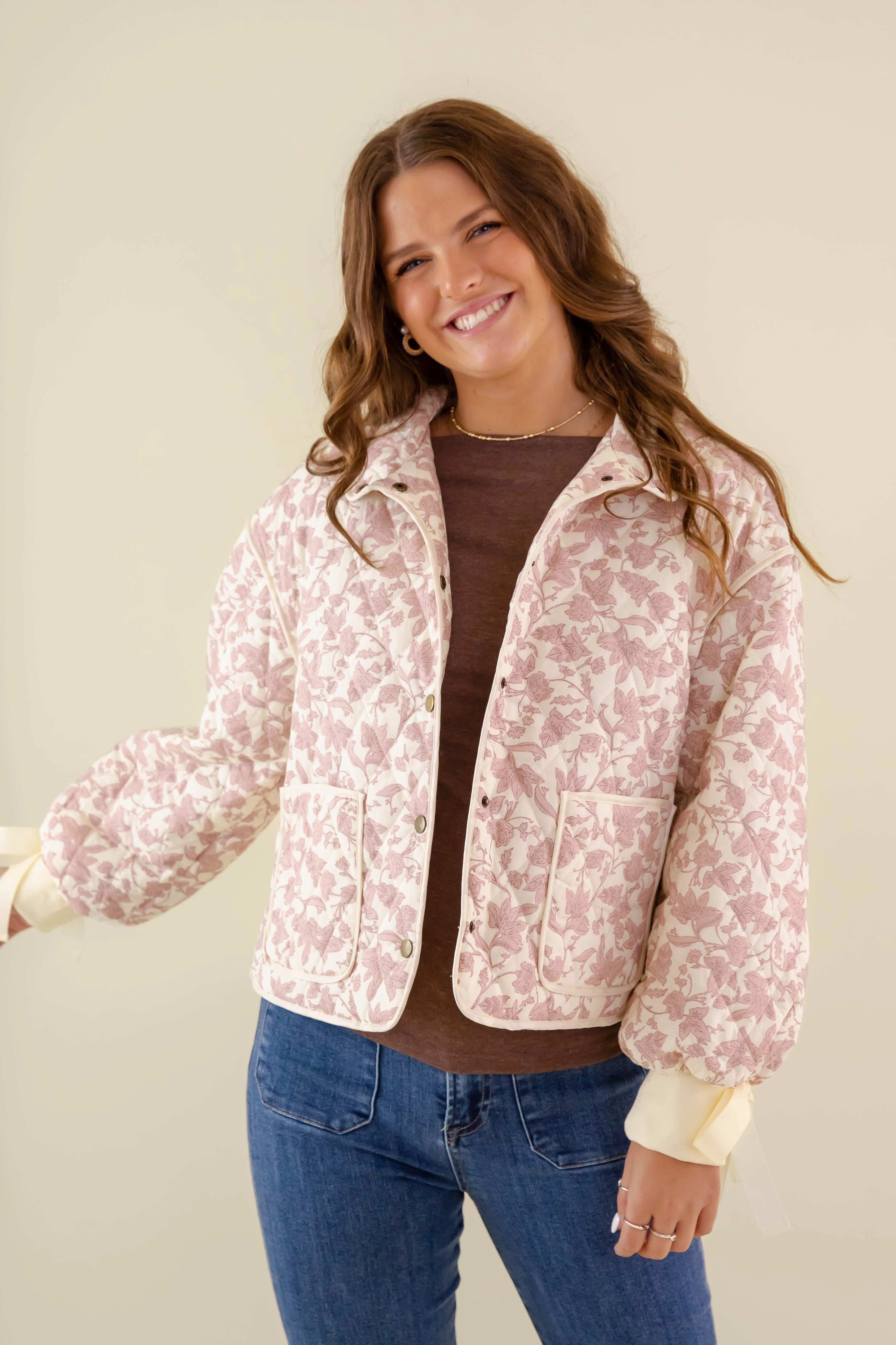HypoallergenicFibers RESTOCK: Began With You Jacket-Mauve