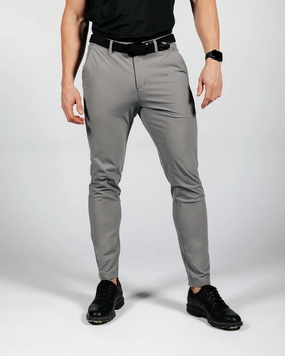 On The Go Ash Gray Traditional Pants