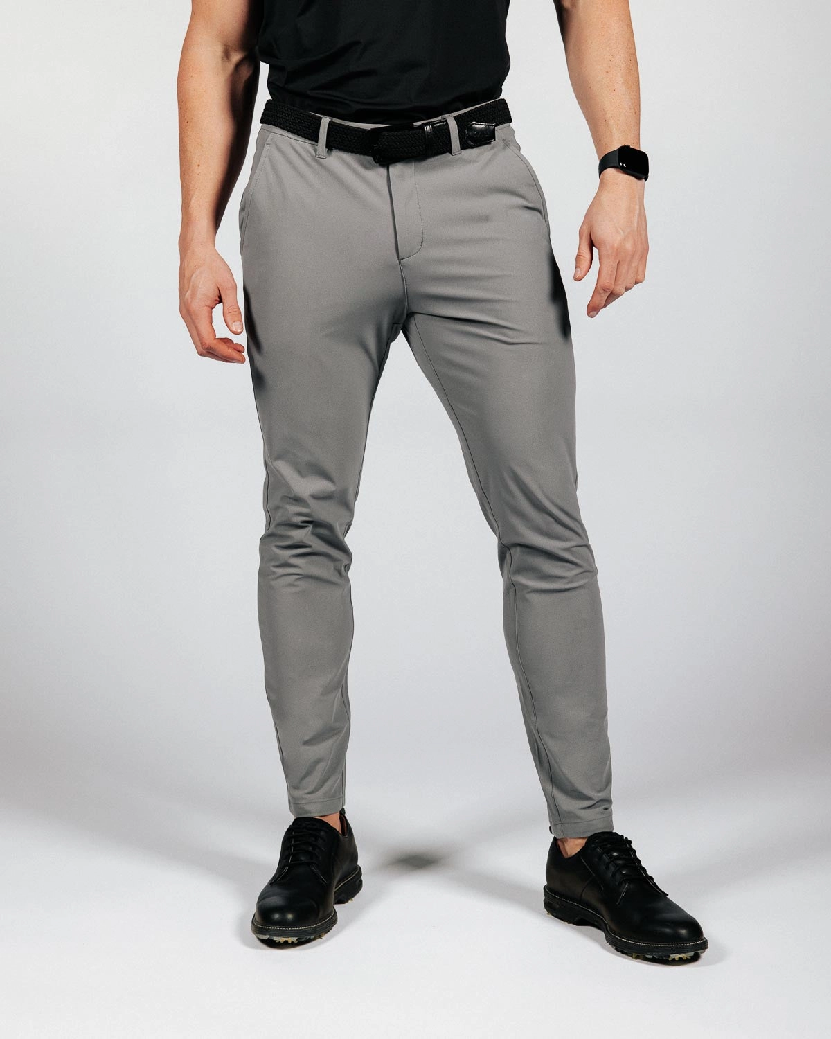 On The Go Ash Gray Traditional Pants