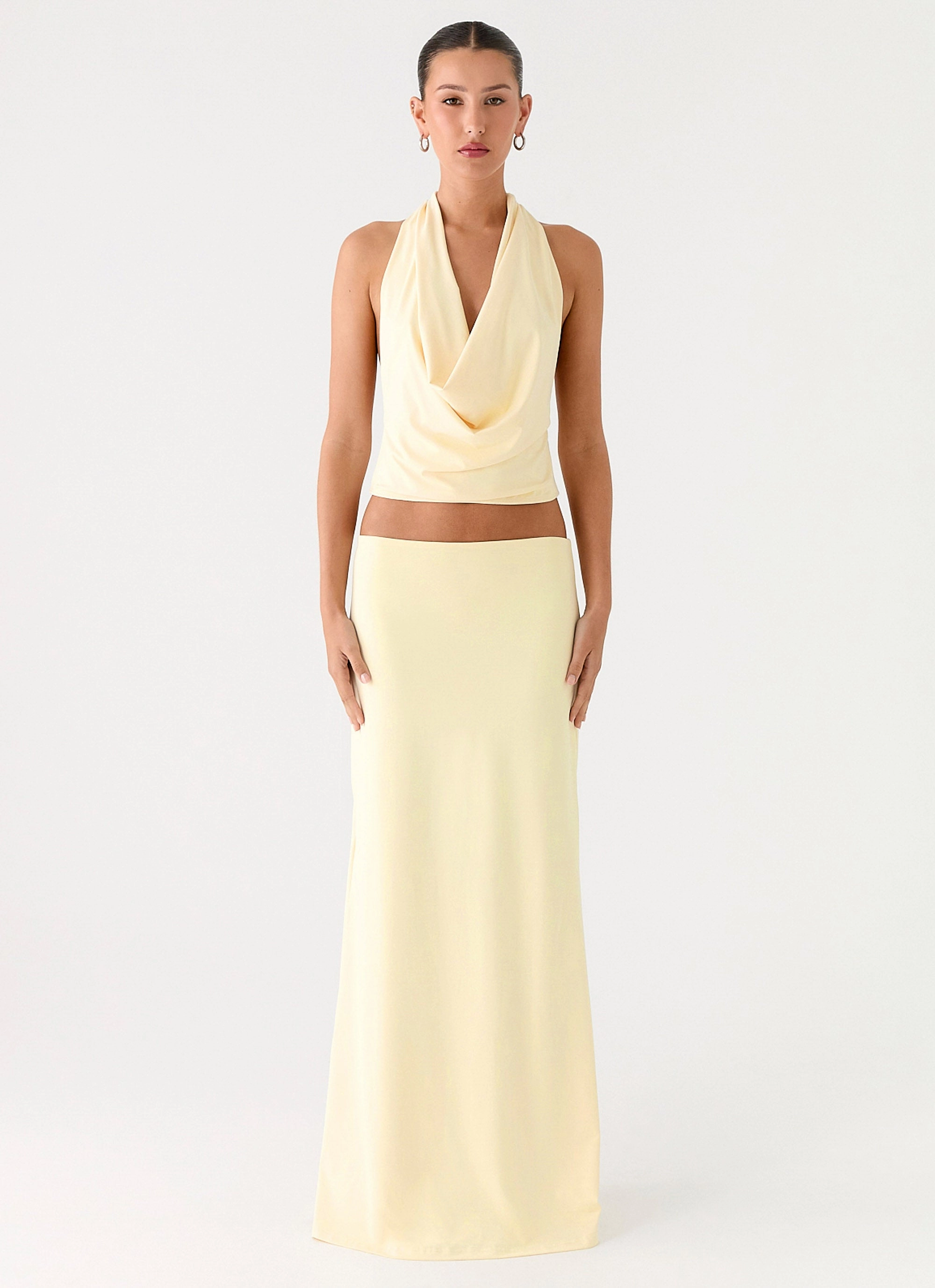 Body Shape Ashi Maxi Skirt - Yellow