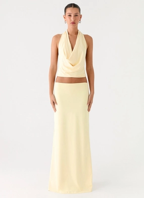 Body Shape Ashi Maxi Skirt - Yellow