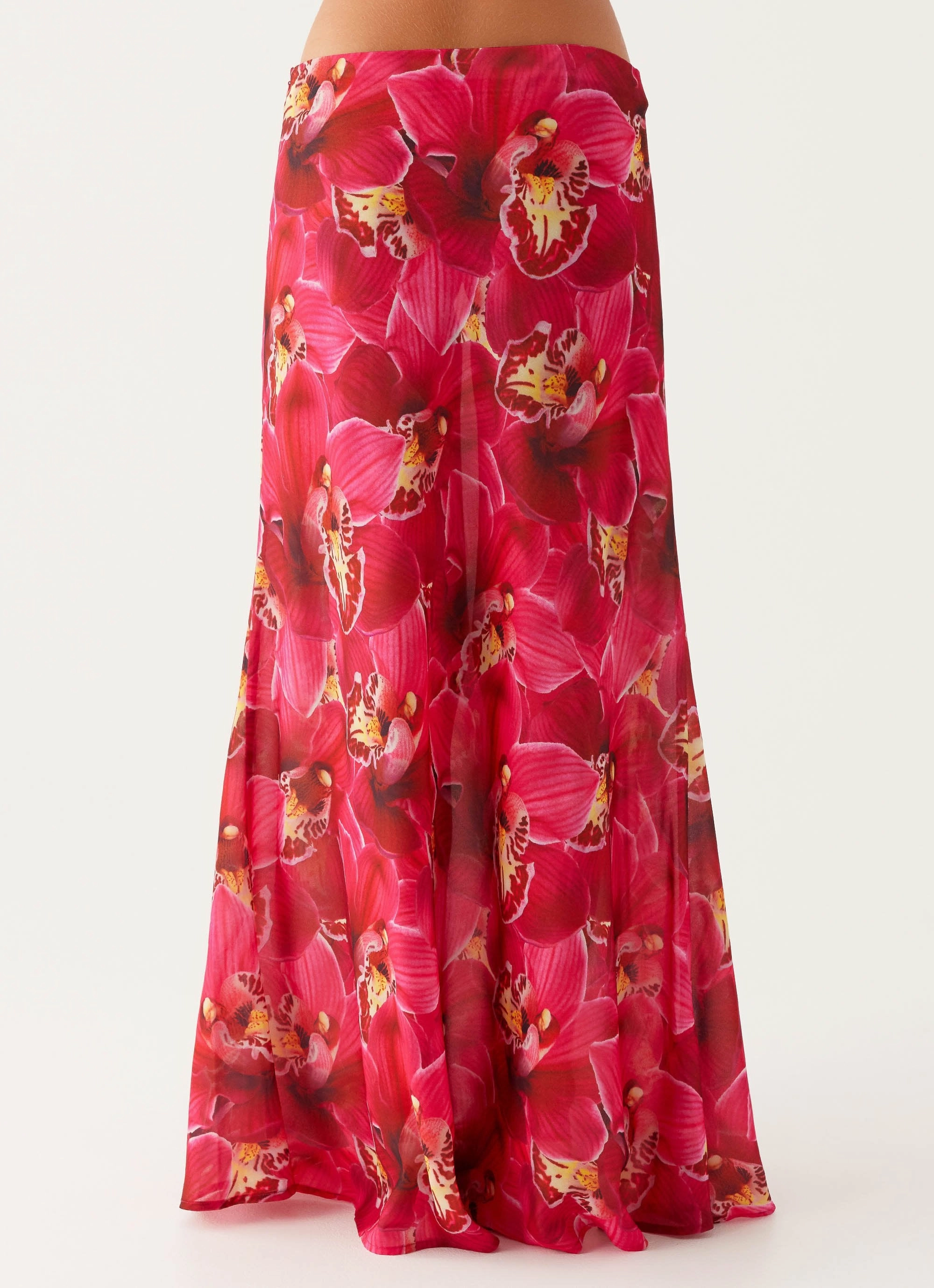 Ashley Maxi Skirt - Orchid Pink Tall Length Sporty Cut