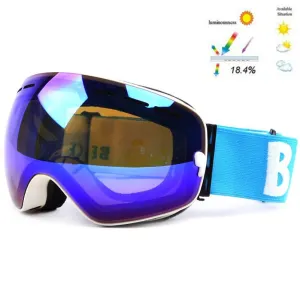 Ashore Shop GOG-3100 Double layers UV400 anti-fog polarized ski goggles for men women big ski mask glasses for skiing helmet snow snowboard