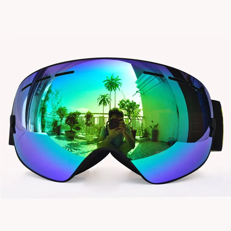 Ashore Shop GOG-3100 Double layers UV400 anti-fog polarized ski goggles for men women big ski mask glasses for skiing helmet snow snowboard