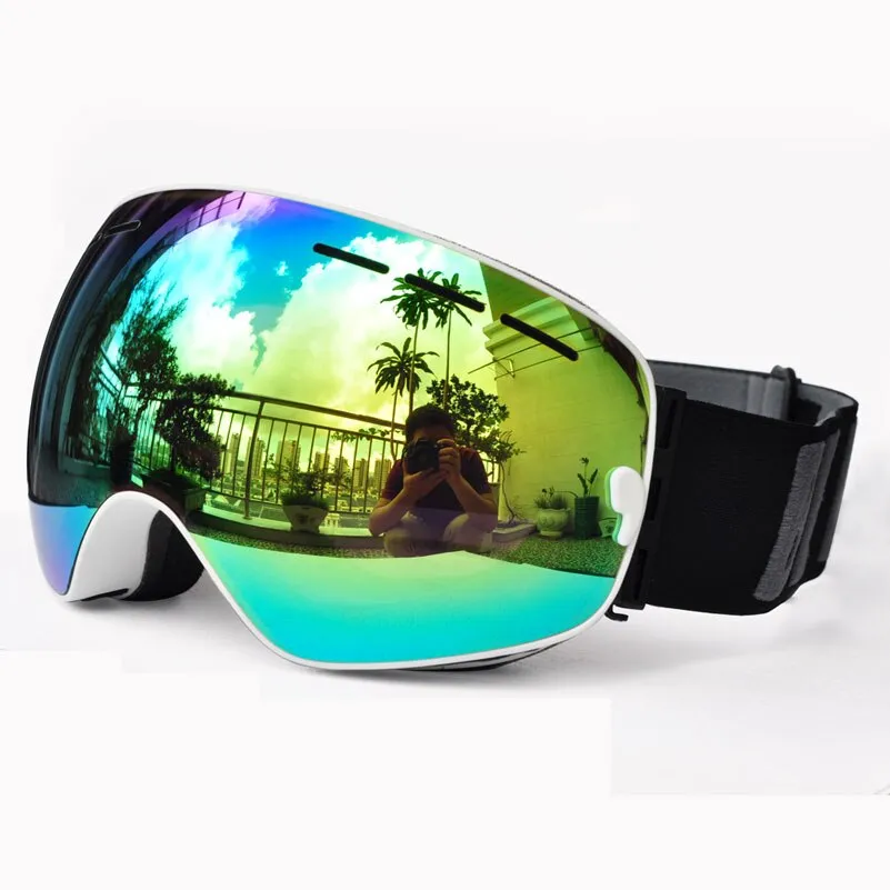 Ashore Shop GOG-3100 Double layers UV400 anti-fog polarized ski goggles for men women big ski mask glasses for skiing helmet snow snowboard