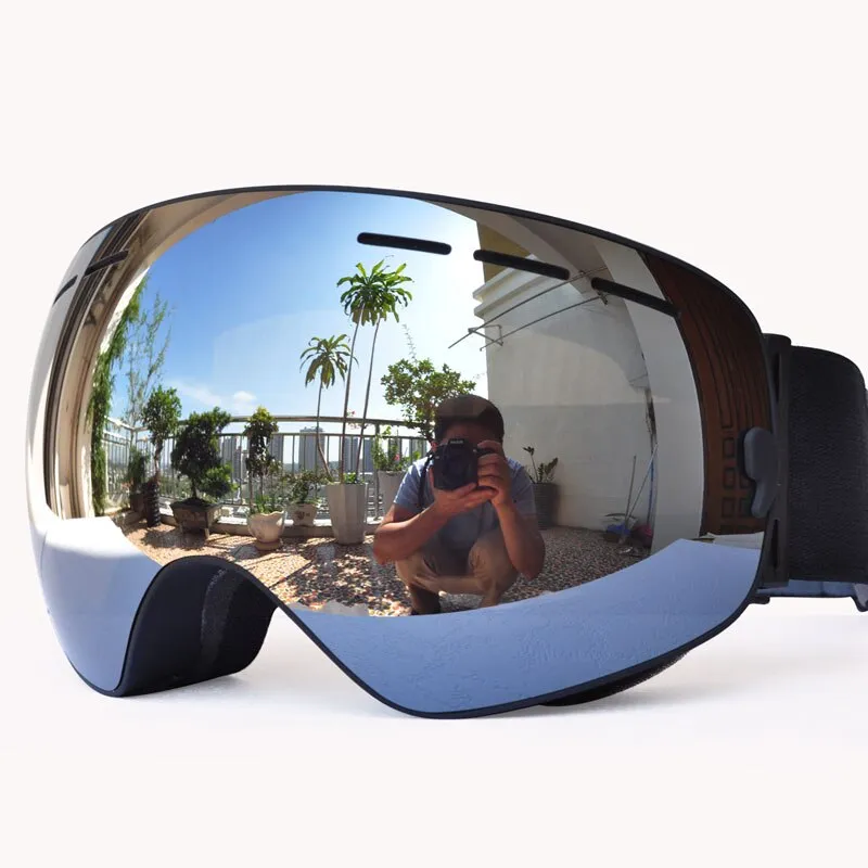 Ashore Shop GOG-3100 Double layers UV400 anti-fog polarized ski goggles for men women big ski mask glasses for skiing helmet snow snowboard