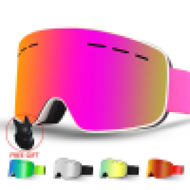 Ashore Shop Winter Women Ski Goggles Double Layers Skiing Sunglasses UV400 Anti-fog Ski Mask Glasses Men Snow Snowboard Goggles
