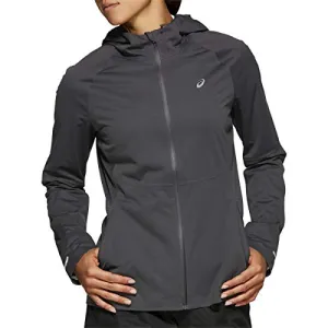 ASICS Accelerate Waterpoof Women's Running Jacket - XS Grey