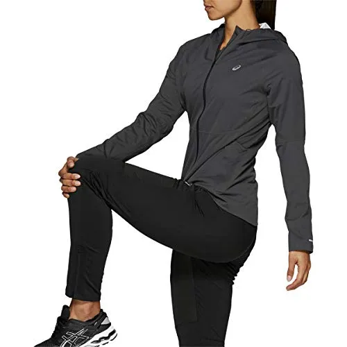 ASICS Accelerate Waterpoof Women's Running Jacket - XS Grey