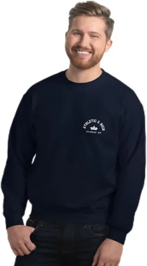 Athletic & Rich IN TRAINING Gym Sweatshirt for Men Unisex workout Long Sleeve Sweatshirt Athletic Streetwear White Font