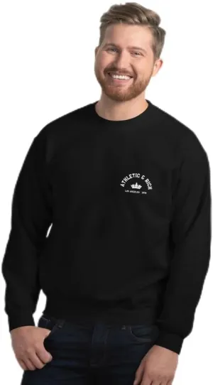 Athletic & Rich IN TRAINING Gym Sweatshirt for Men Unisex workout Long Sleeve Sweatshirt Athletic Streetwear White Font