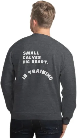 Athletic & Rich IN TRAINING Gym Sweatshirt for Men Unisex workout Long Sleeve Sweatshirt Athletic Streetwear White Font