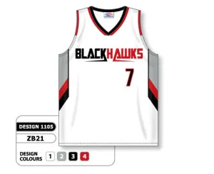 Athletic Knit Custom Sublimated Basketball Jersey Design 1105