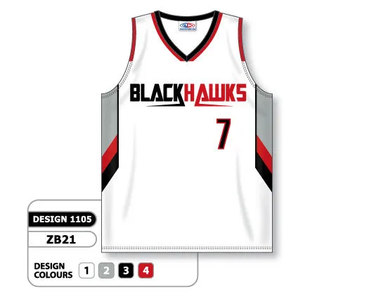 Athletic Knit Custom Sublimated Basketball Jersey Design 1105