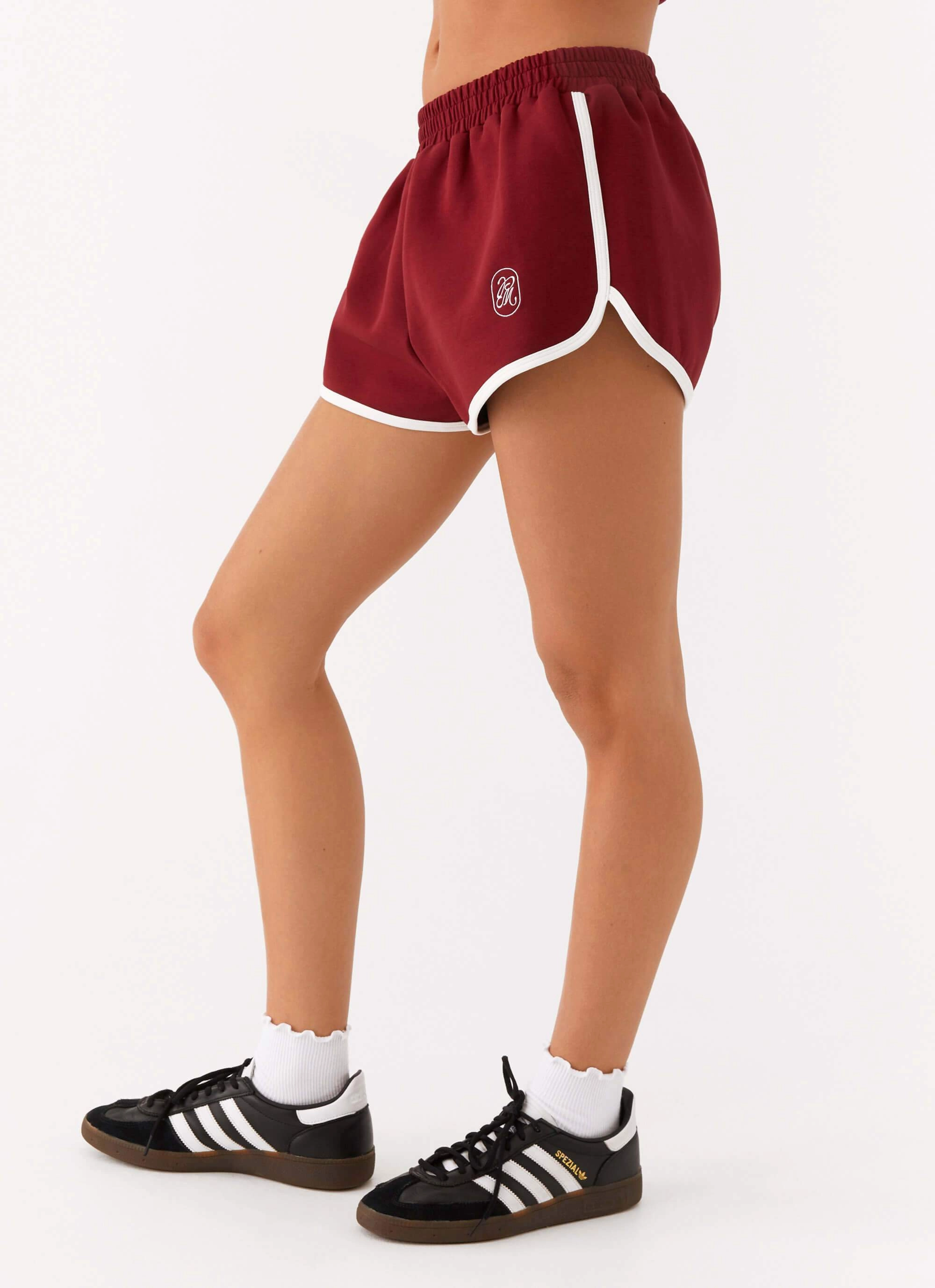 Flexible Knee Articulation Out Of Your League Track Shorts - Red