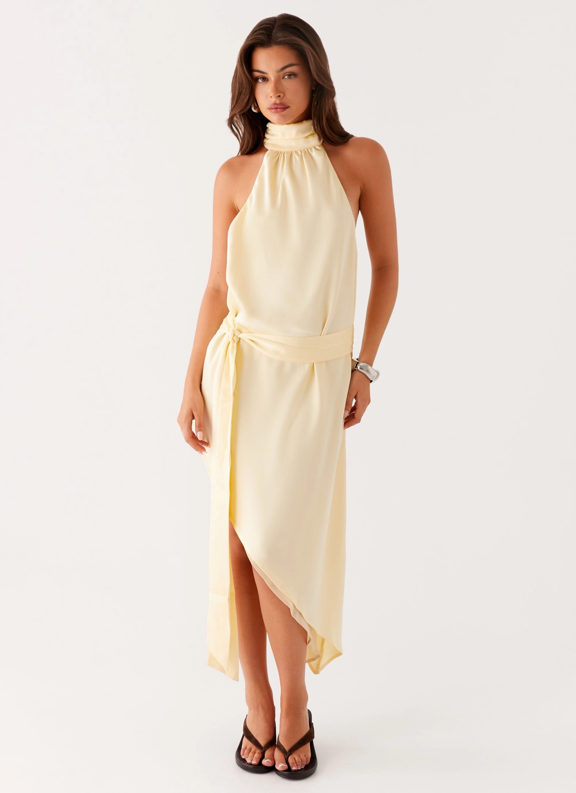 Smart Tones Festival Mood Atlantic Midi Dress - Yellow