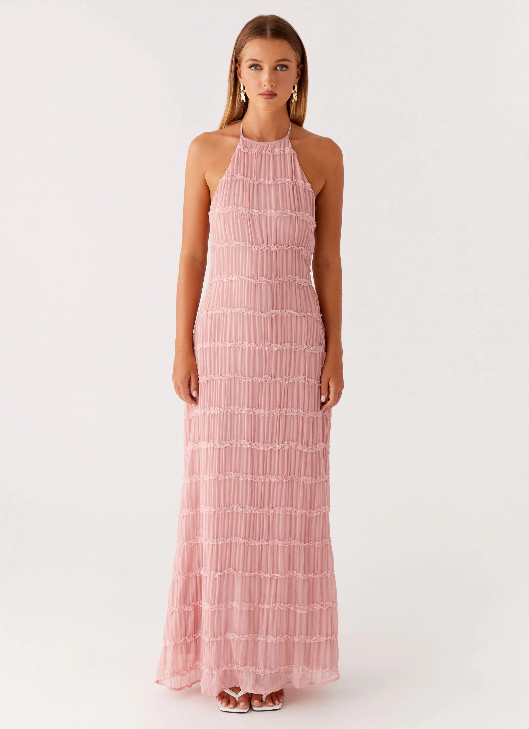 Comfy Fit Aullie Maxi Dress - Pink