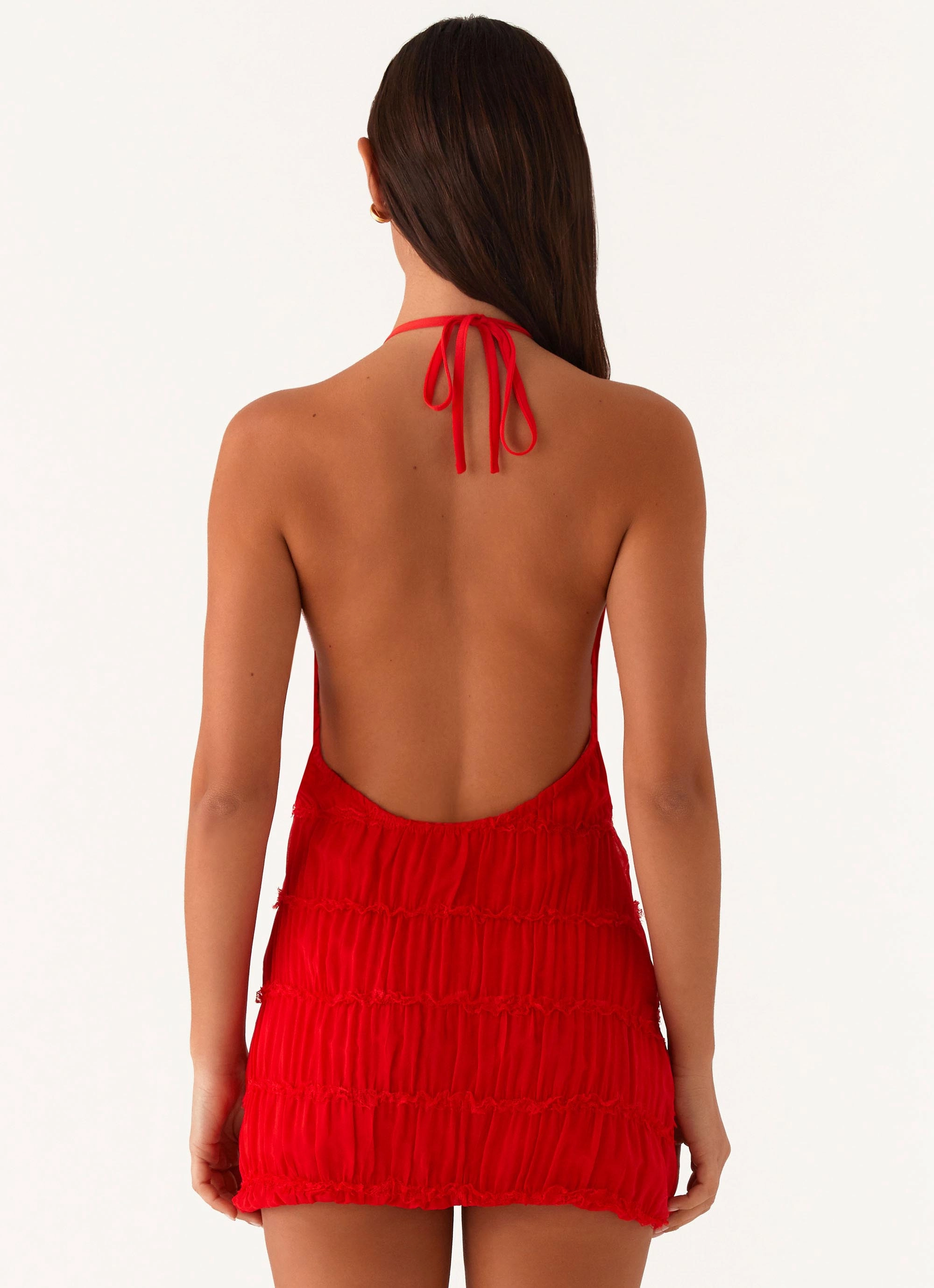 Aullie Mini Dress - Red Skin Tone Comfy Flex