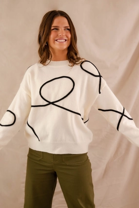 FadeResistant Back And Forth Sweater