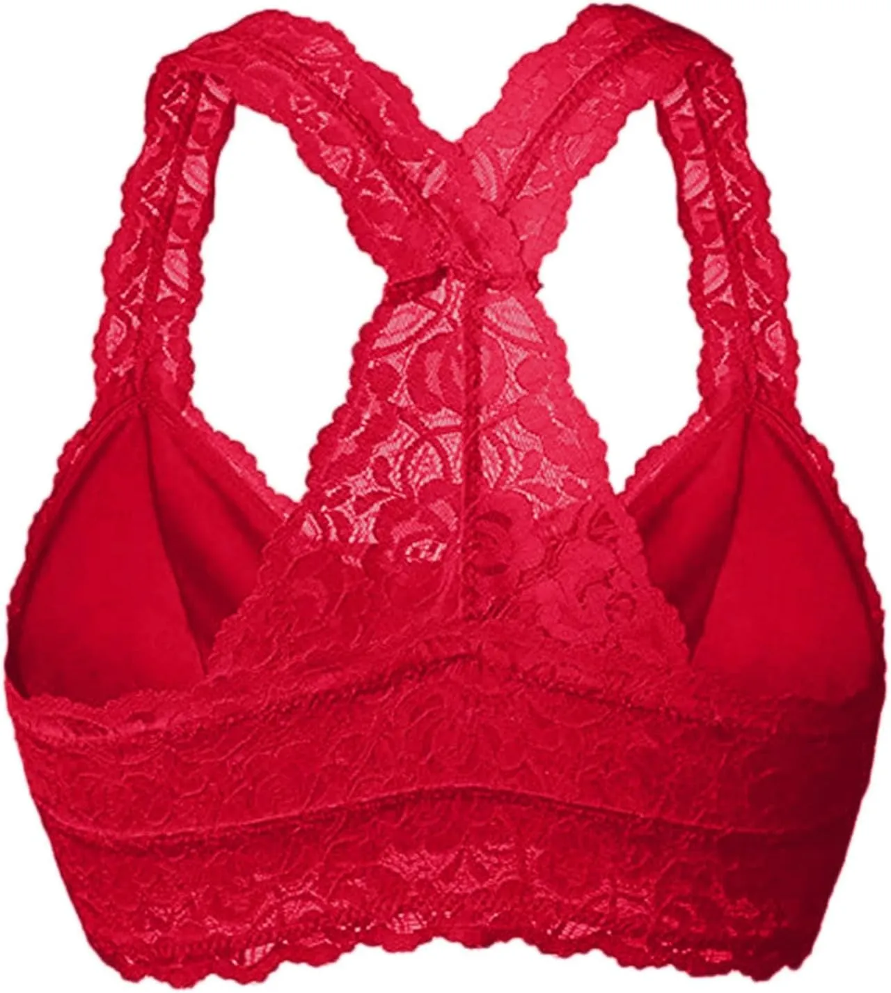 Backless Bras for Women Sexy Floral Lace Halter Bra Breathable Bralette Plus Size Sports Bras Comfy Everyday Lingerie