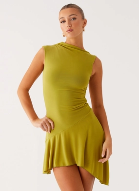 Lanai Mesh Mini Dress - Lime Versatile occasion dress BreathableFabric