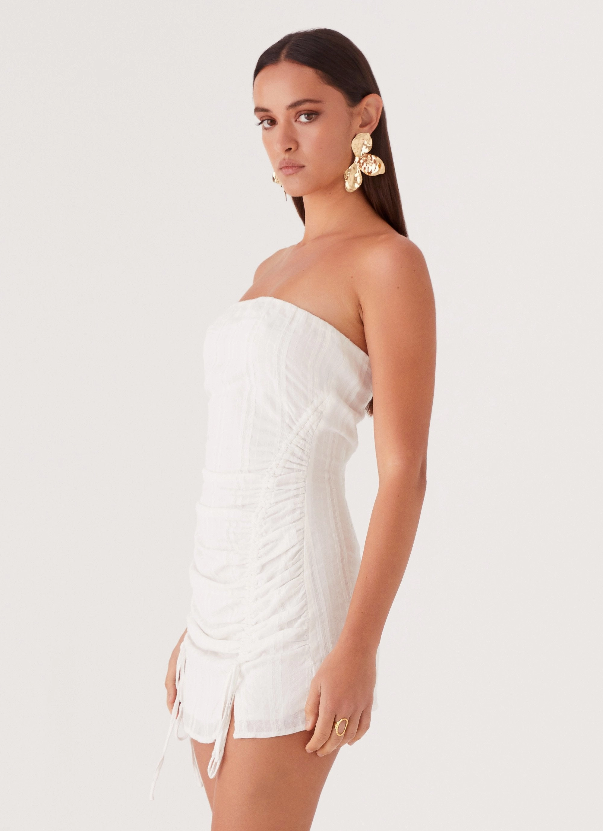 Refined Presence Carlotta Mini Dress - White