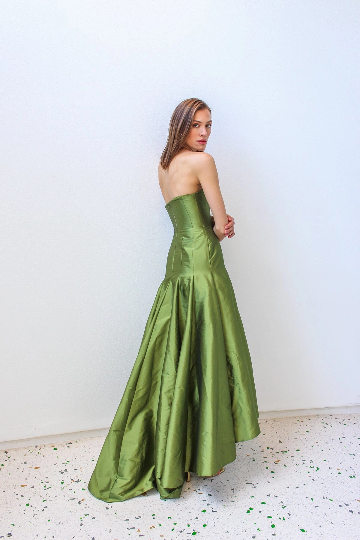 Crisp Texture Perfect Wear Barbara Dress