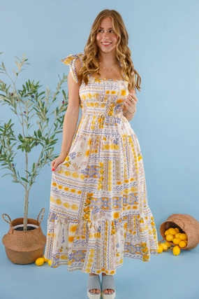 Fitted Style Barcelona Midi Dress