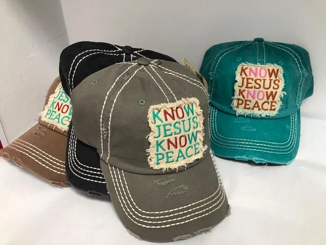 Baseball Caps with Faith captions