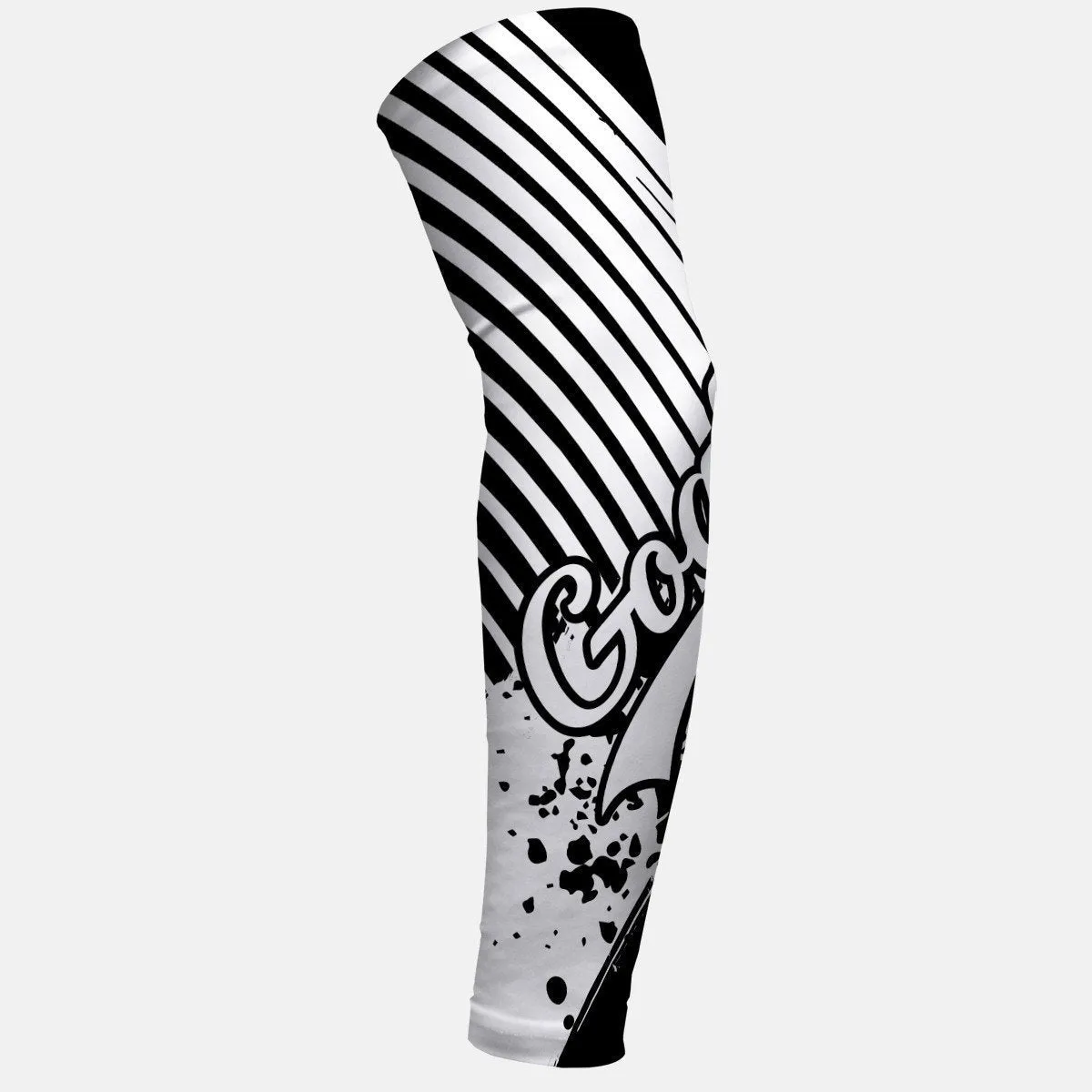 Baseball Goat Black and White Kids Arm Sleeve
