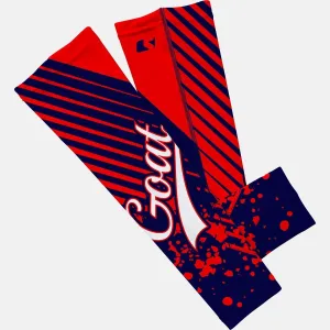 Baseball Goat Red and Navy Kids Arm Sleeve