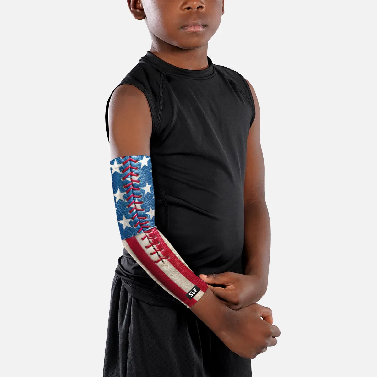 Baseball Lace USA 24 Kids Arm Sleeve