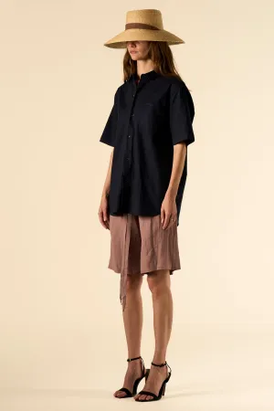 Basketball Linen Short Mink Woman