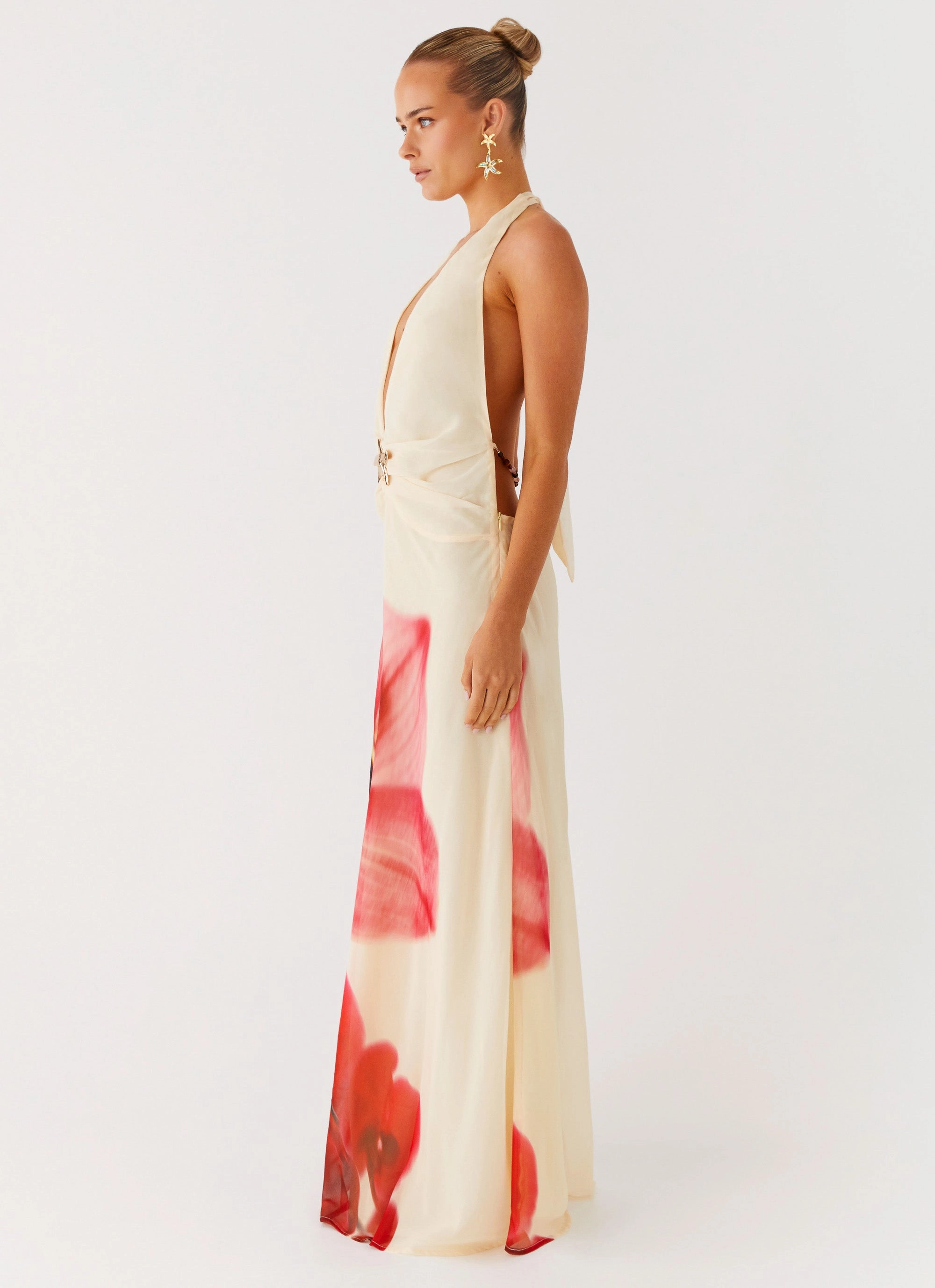 Belivia Maxi Dress - Yellow Bloom Basic Warm