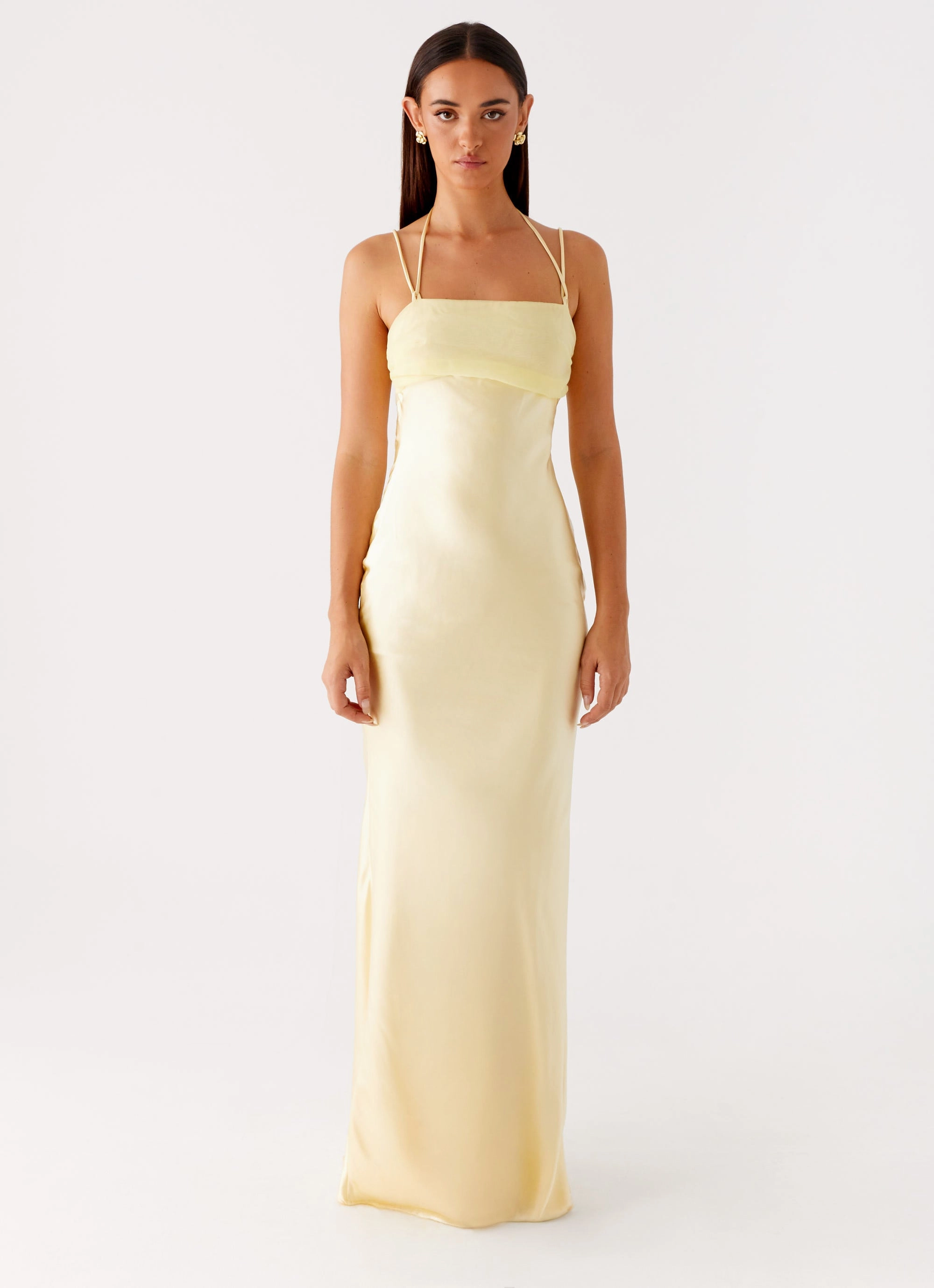 Smart Vibe Vintage feel Belize Maxi Dress - Yellow