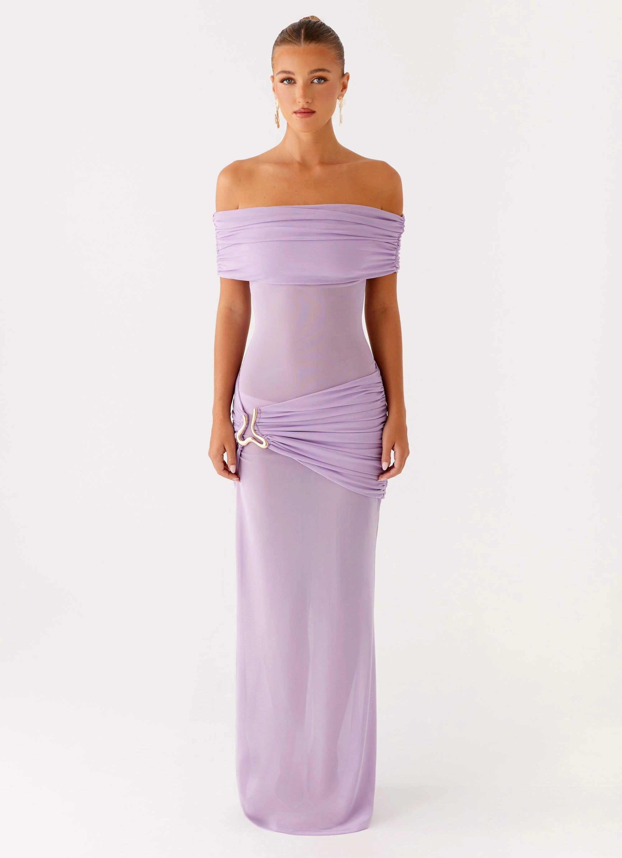 Benji Maxi Dress - Lilac Eye Appeal